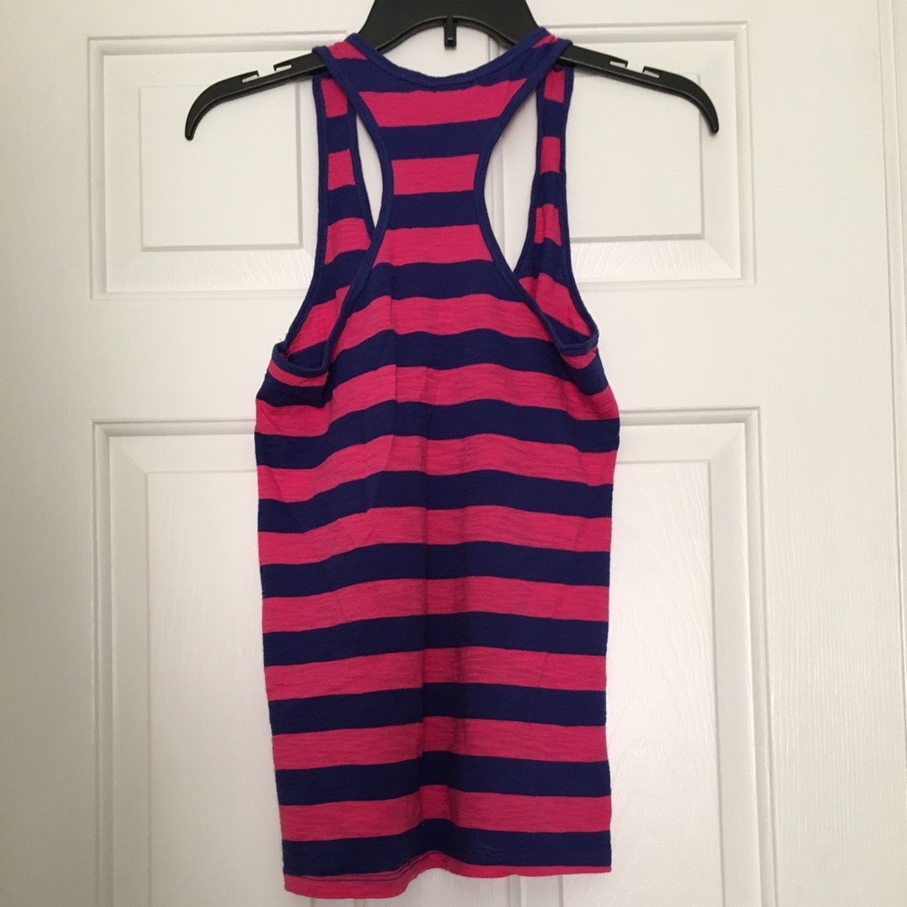 Ambiance Apparel Striped Racerback Tank Top - Picture 5 of 5